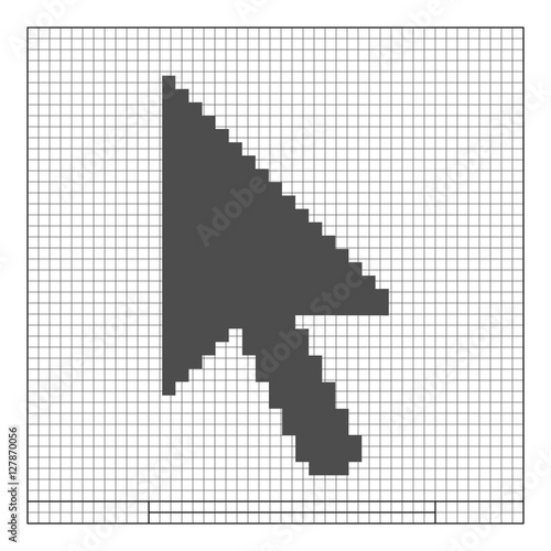 Vector arrow cursor icon