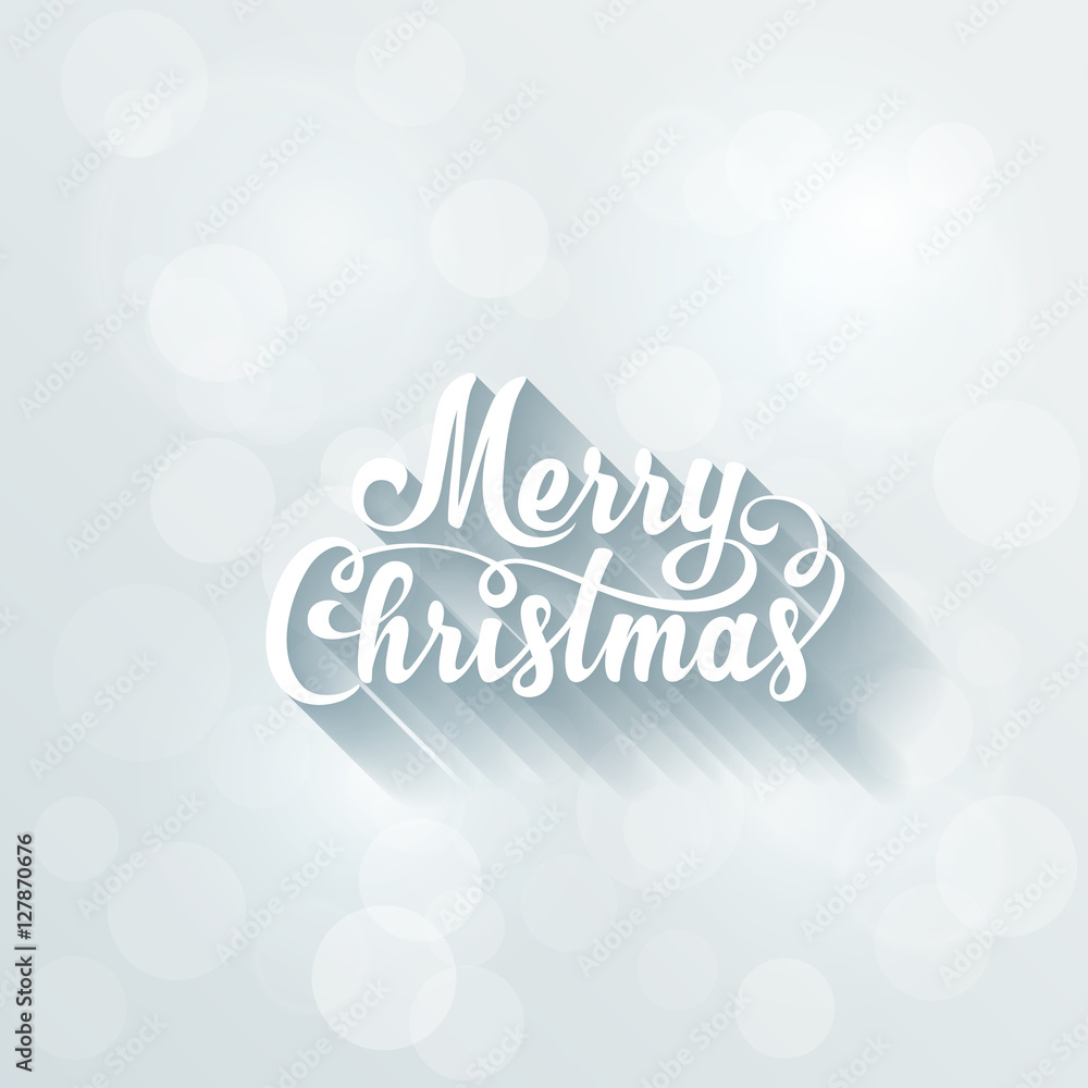 Merry Christmas vector text Calligraphic Lettering Font vintage