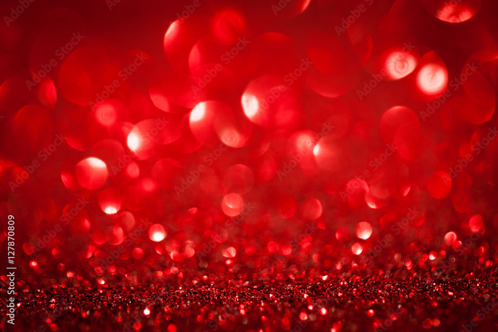 abstract red twinkled christmas background