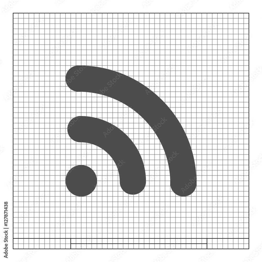 Wi-Fi symbol icon. Vector illustration Wi-Fi symbol icon. Vector illustration