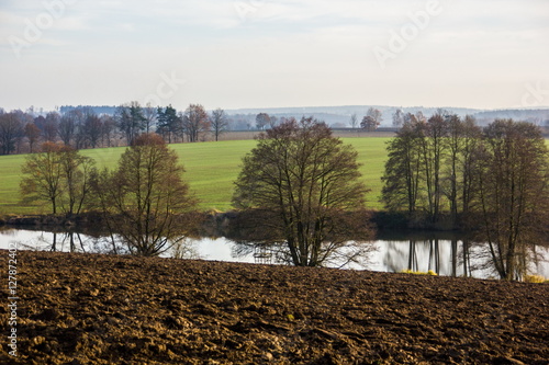 Autumn countryside in South Bohemia