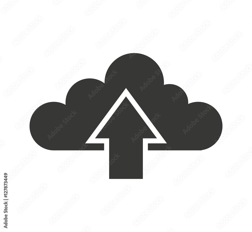cloud computing isolated icon vector illustration design cloud computing isolated icon vector illustration design