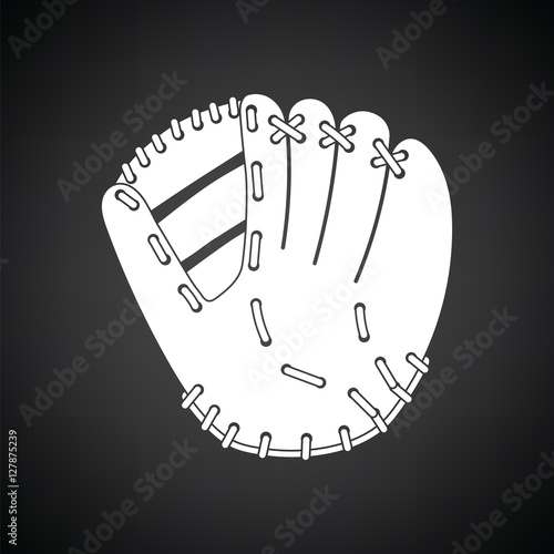 Baseball glove icon