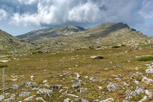 Panorama from Banderitsa pass to Spano Pole, Pirin Mountain, Bulgaria