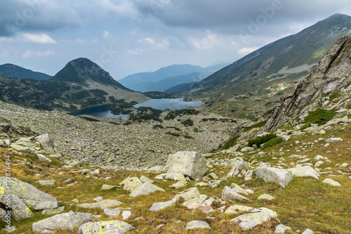 Amazing Landscape of Gergiyski lakes,  Pirin Mountain, Bulgaria photo