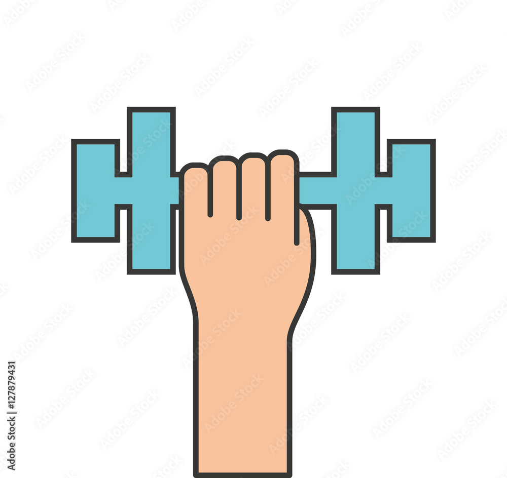 weight lifting gym isolated icon vector illustration design weight lifting gym isolated icon vector illustration design