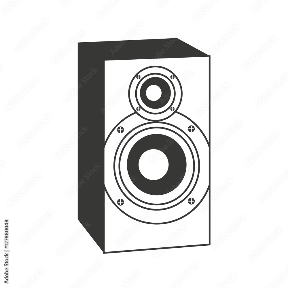 speaker audio device icon vector illustration design speaker audio device icon vector illustration design
