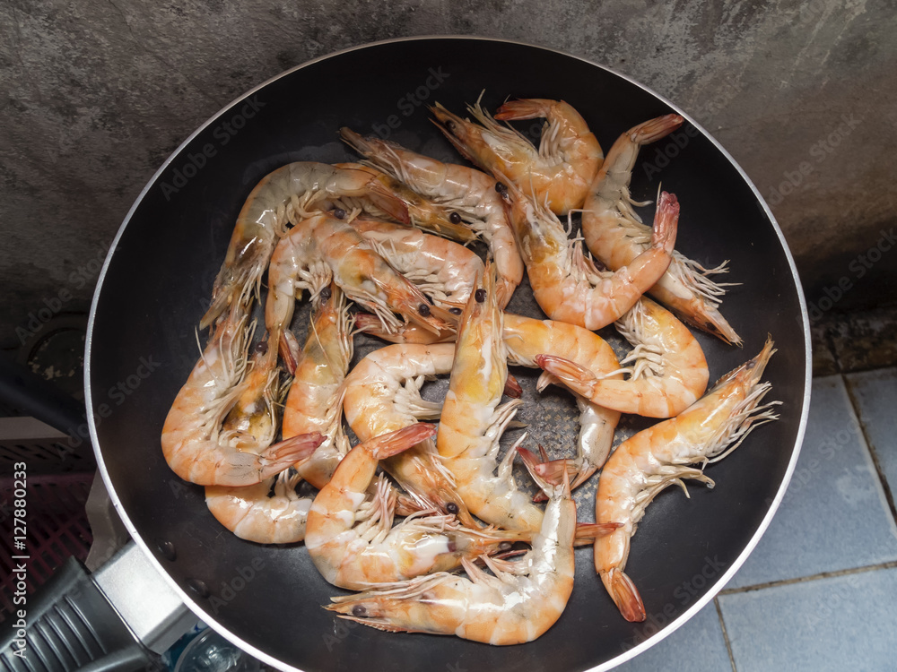 Fried shrimp Fried shrimp