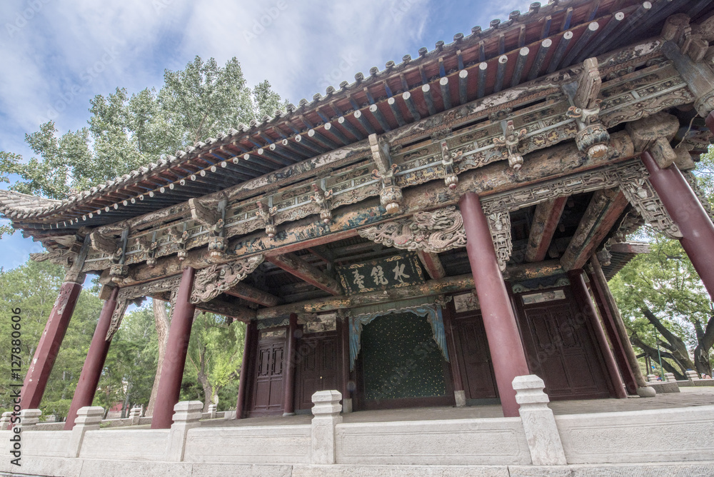 Jinci Memorial Temple(museum), near Taiyuan, Shanxi, China