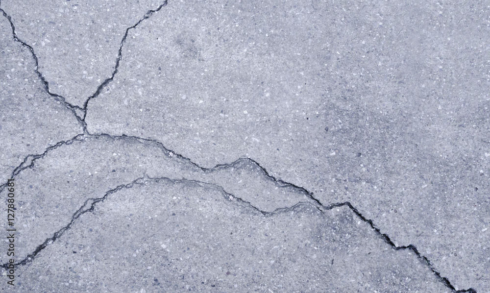 Asphalt road with cracks. Asphalt road with cracks.