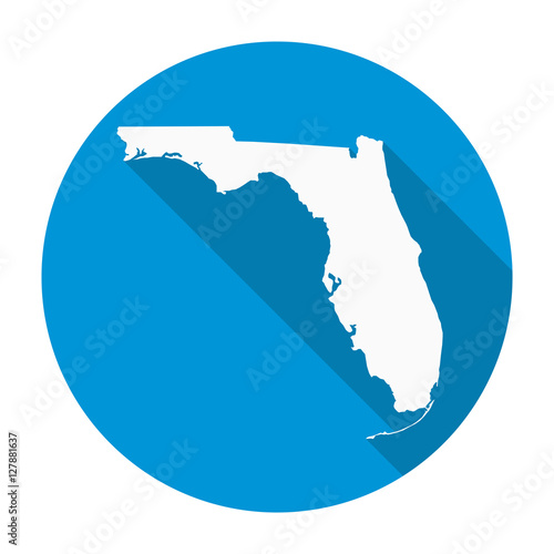 Florida Map Flat Icon