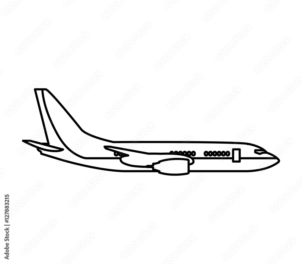 airplane flying isolated icon vector illustration design airplane flying isolated icon vector illustration design