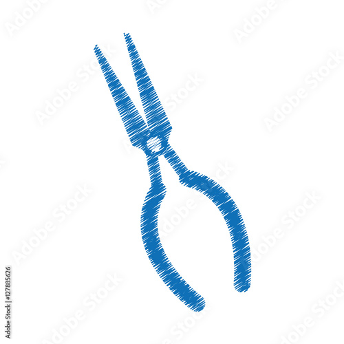 pliers tool isolated icon vector illustration design vector illustration design