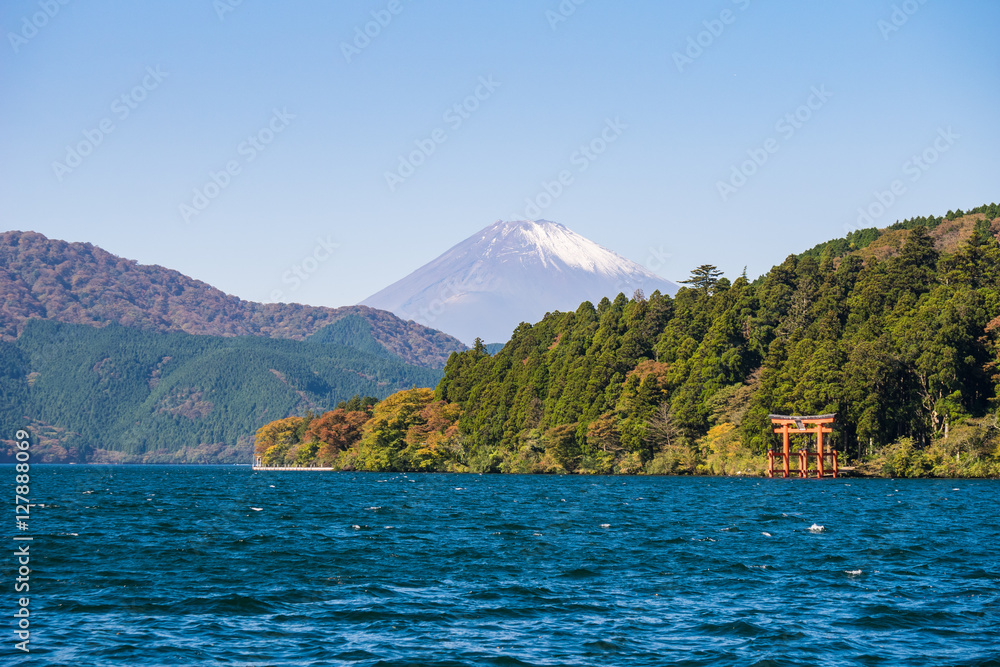 富士山　箱根　芦ノ湖