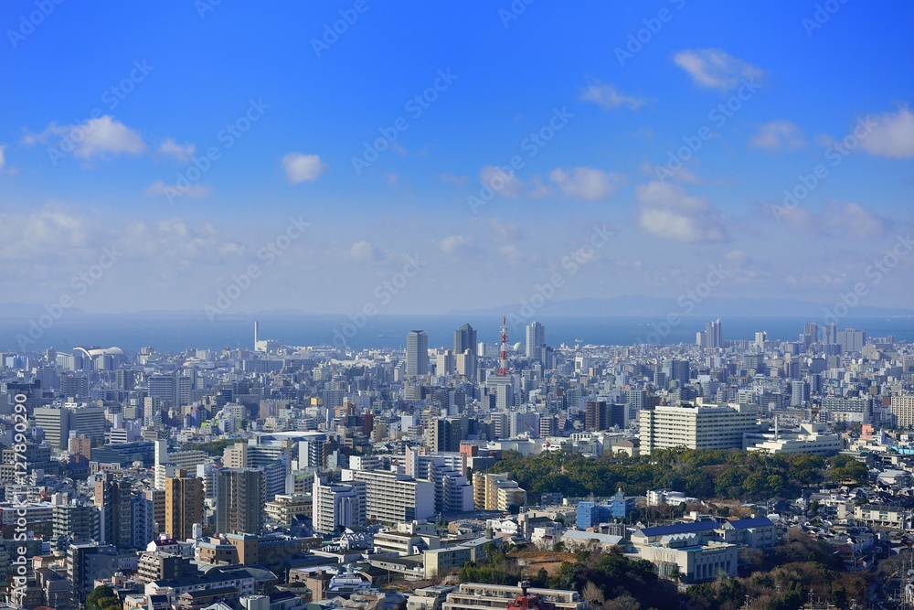 Fototapeta premium 西宮市街の展望