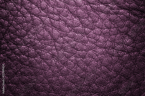 Purple leather texture or leather background. Leather sheet for making leather bag, leather jacket, furniture and other. Abstract leather pattern for design with copy space for text or image.