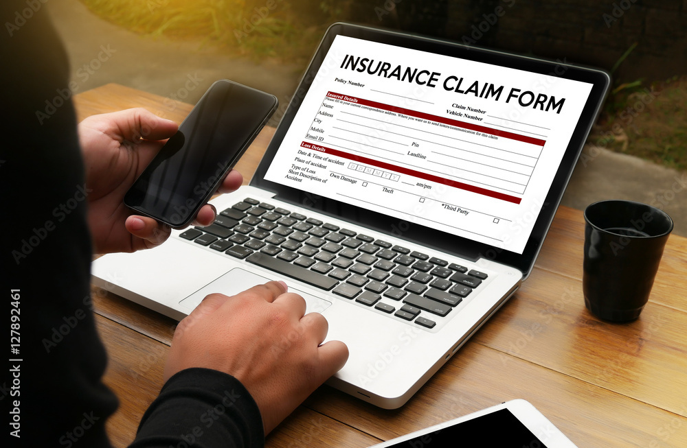 CLAIMS Health insurance form , claims document of the customer CLAIMS Health insurance form , claims document of the customer