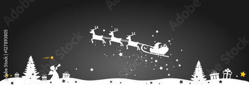 Rendeers with Santa Claus