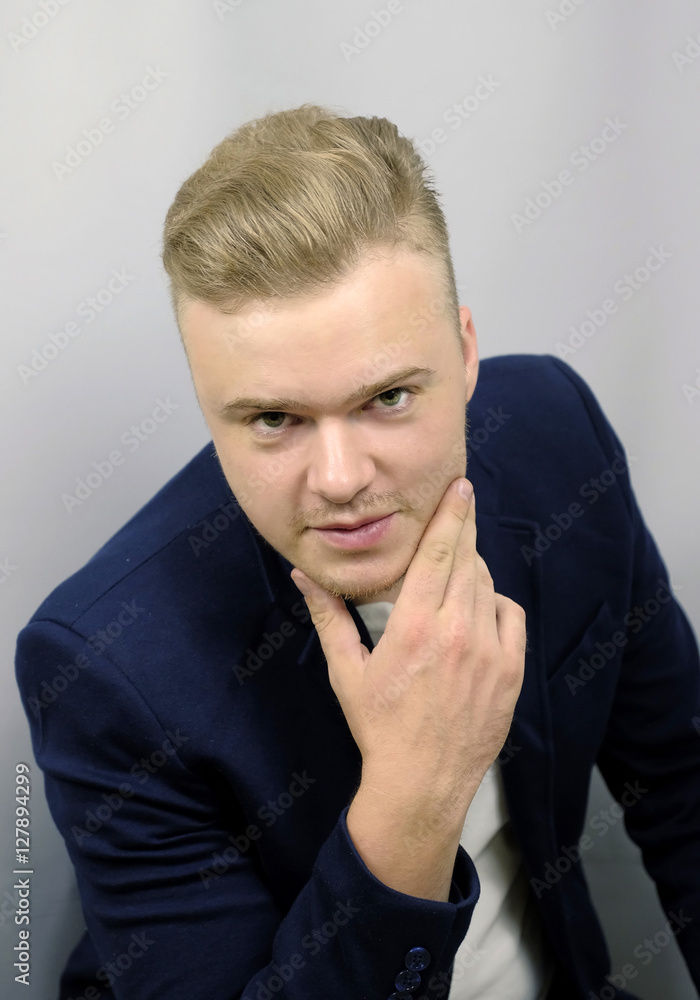 portrait of male model portrait of male model
