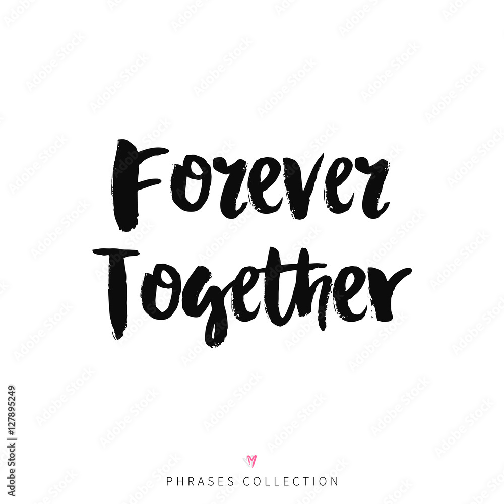 Obraz premium Vector hand drawn lettering poster