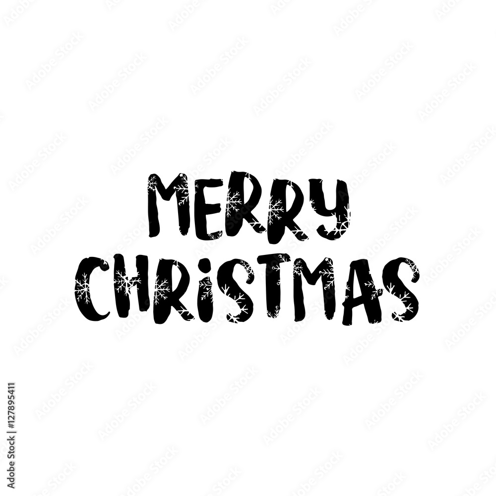 Obraz premium Christmas and winter theme poster