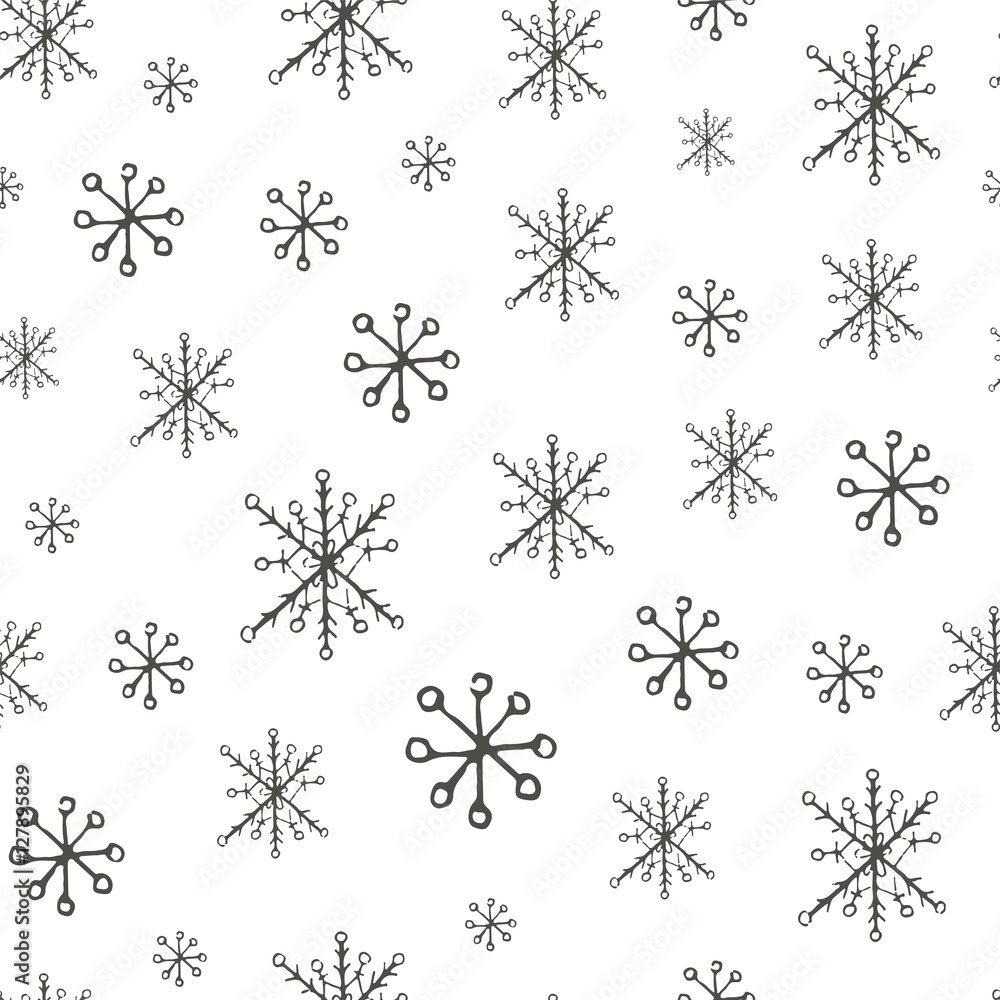 Hand drawn seamless pattern. Hand drawn seamless pattern.
