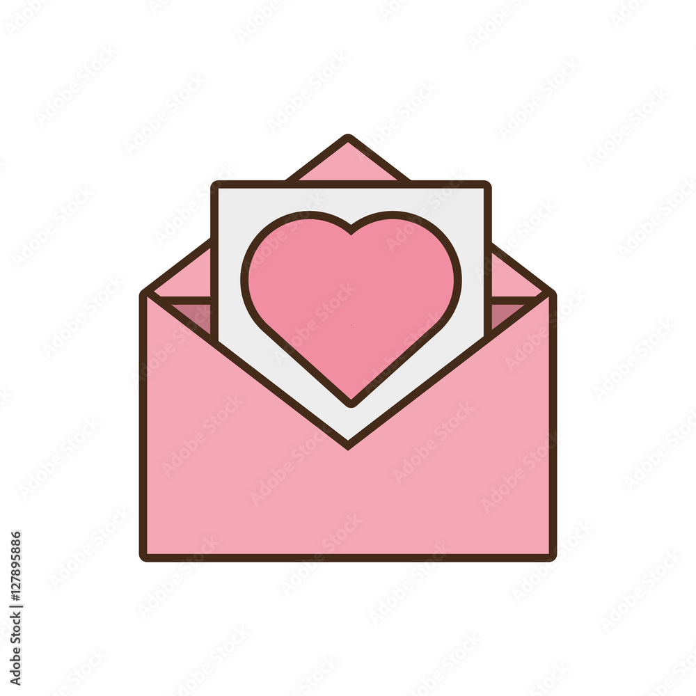 mail paper heart envelope pink icon vector illustration eps 10 mail paper heart envelope pink icon vector illustration eps 10