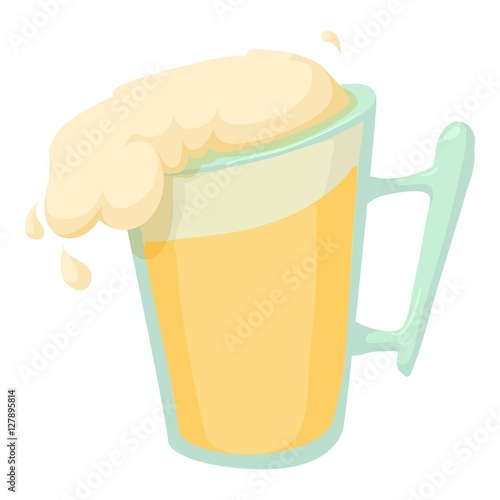 Beer icon. Cartoon illustration of beer vector icon for web