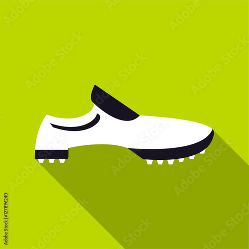 Golf shoes icon. Flat illustration of golf shoes vector icon for web