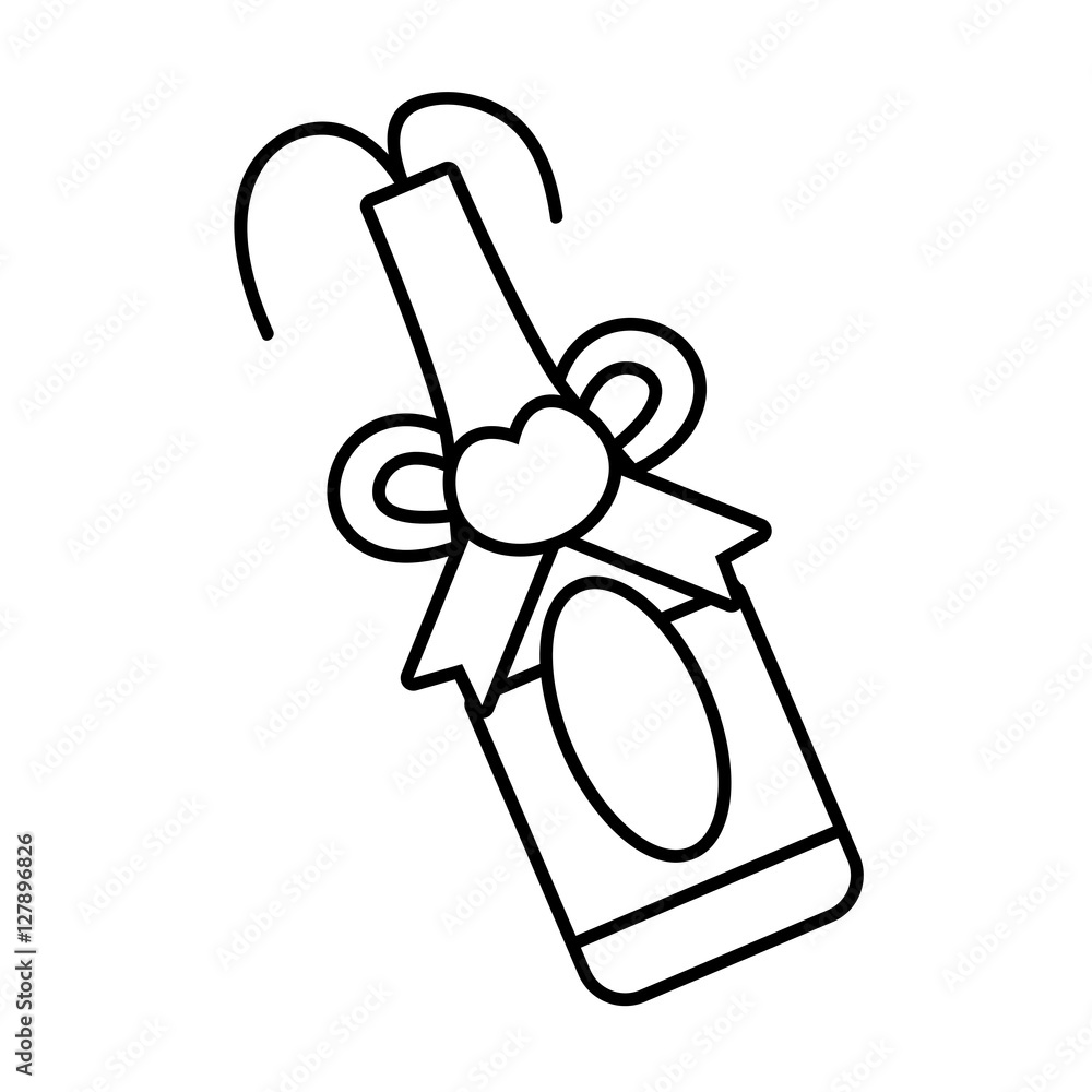 pictogram bottle champagne celebration love design vector illustration eps 10 pictogram bottle champagne celebration love design vector illustration eps 10