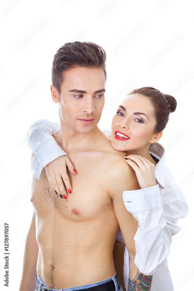 beautiful girl with a nice guy beautiful girl with a nice guy