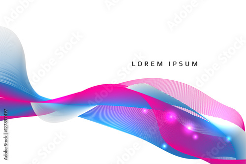 Abstract background. curve and line color concept. vector illust