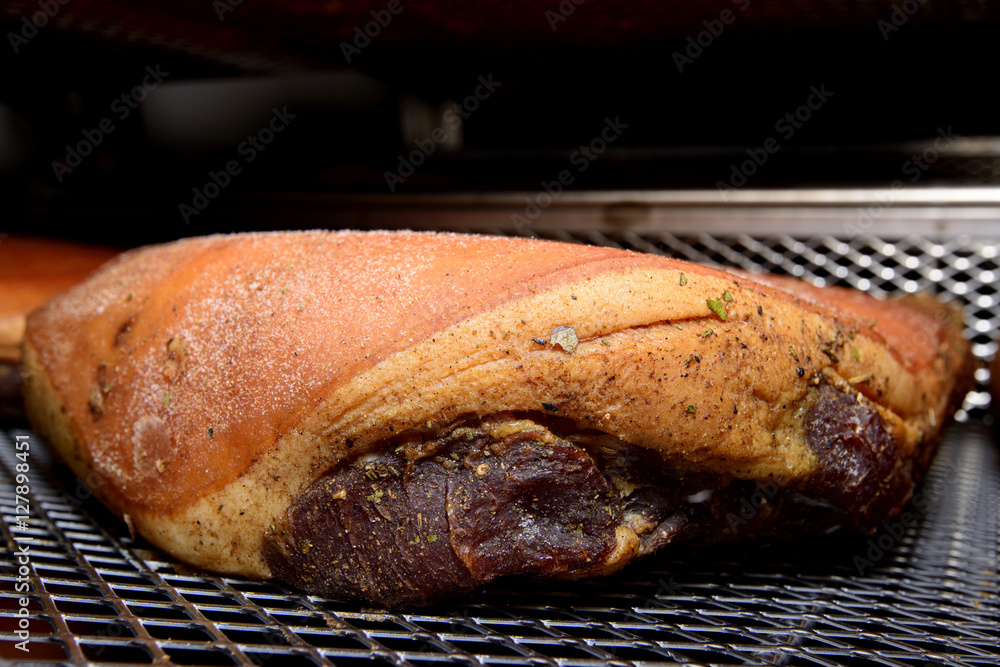 Smoked Ham in seasoning cell
