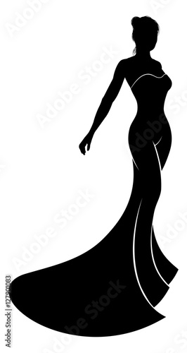 Wedding Dress Bride Silhouette