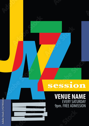 Jazz Festival Poster Template.