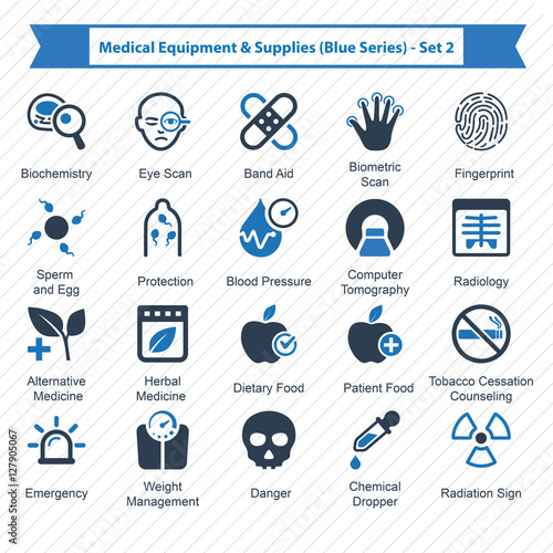 Medical Equipment & Supplies (Blue Series) - Set 2