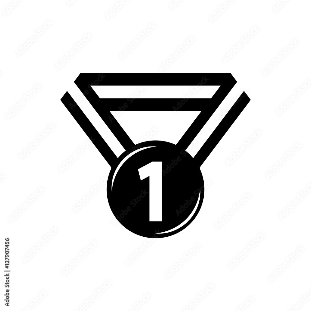 Medal. Award Symbol Vector Illustration. Medal. Award Symbol Vector Illustration.
