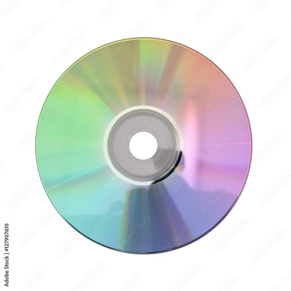 plate CD, DVD disc isolated on white background plate CD, DVD disc isolated on white background
