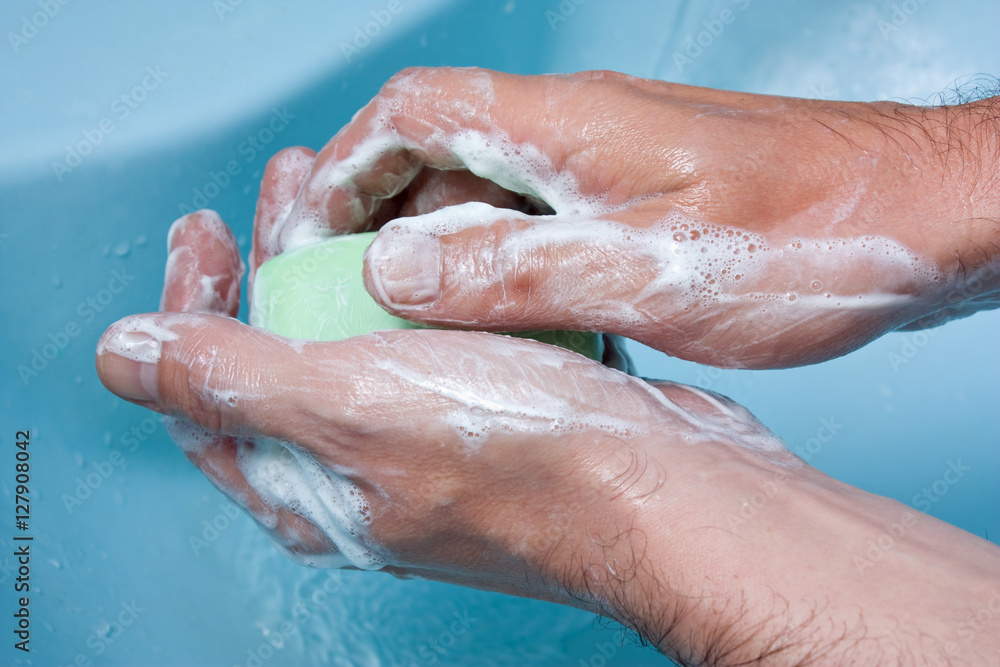 hand washing with soap hand washing with soap