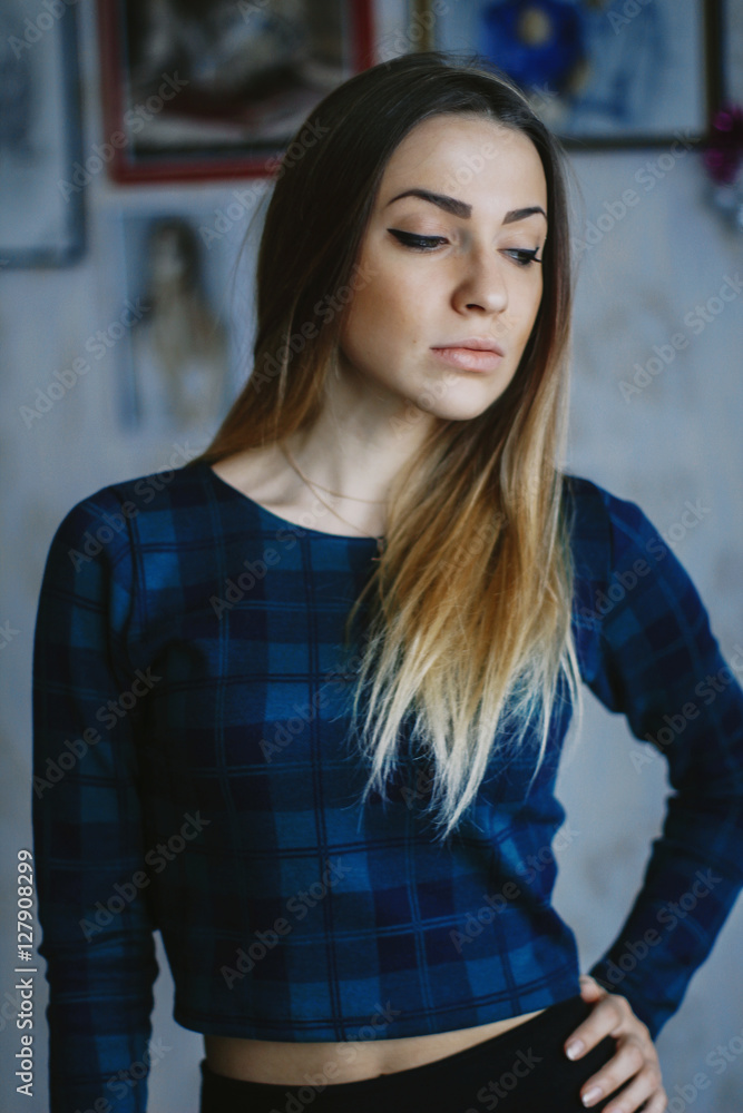 Portrait of sexy girl