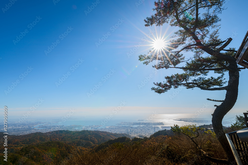 Φωτογραφία View Point at Rokko mountain, Rokko mountain area is a centerpiece of a popular sightseeing and hiking area for people in the metropolitan Kansai region and symbol of Kobe as well as Osaka