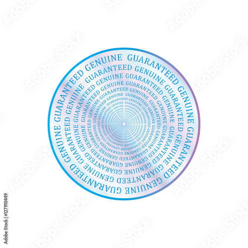 Hologram style illustration