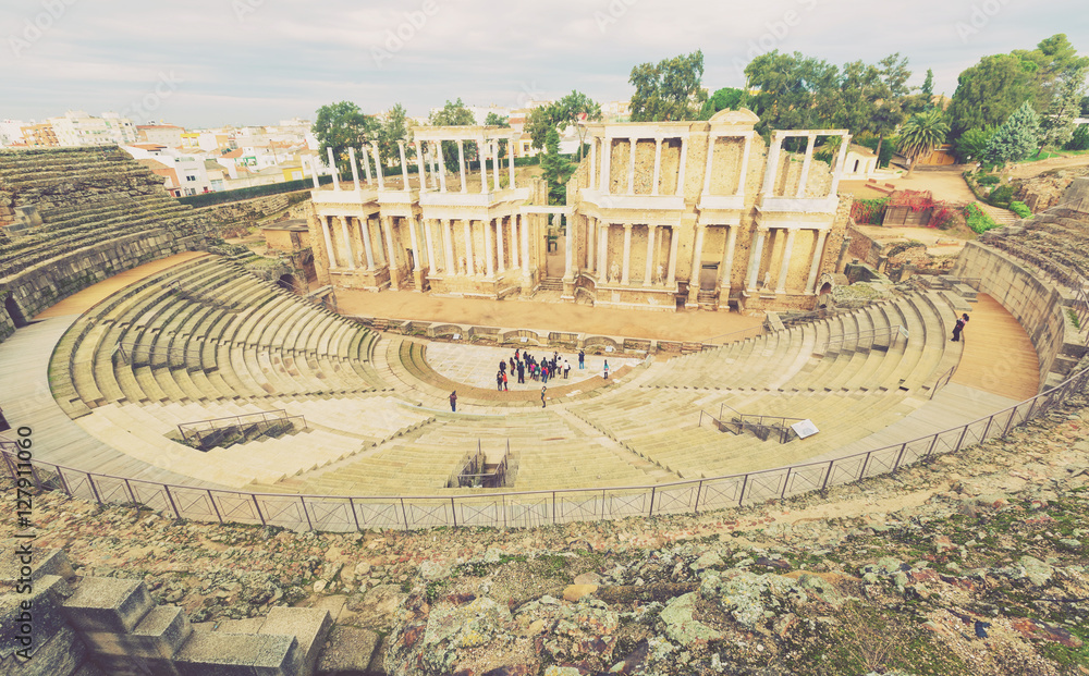 Ancient Roman Theatre  in  Merida