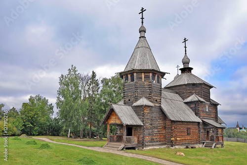 Russia. Wooden church