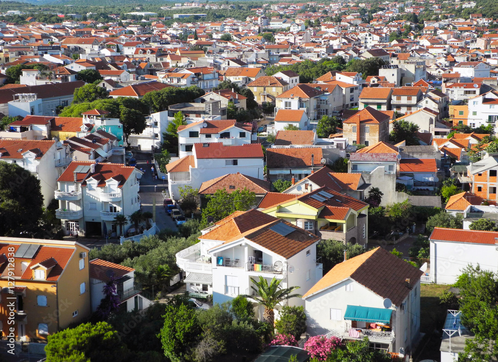 Cityscape of Vodice.