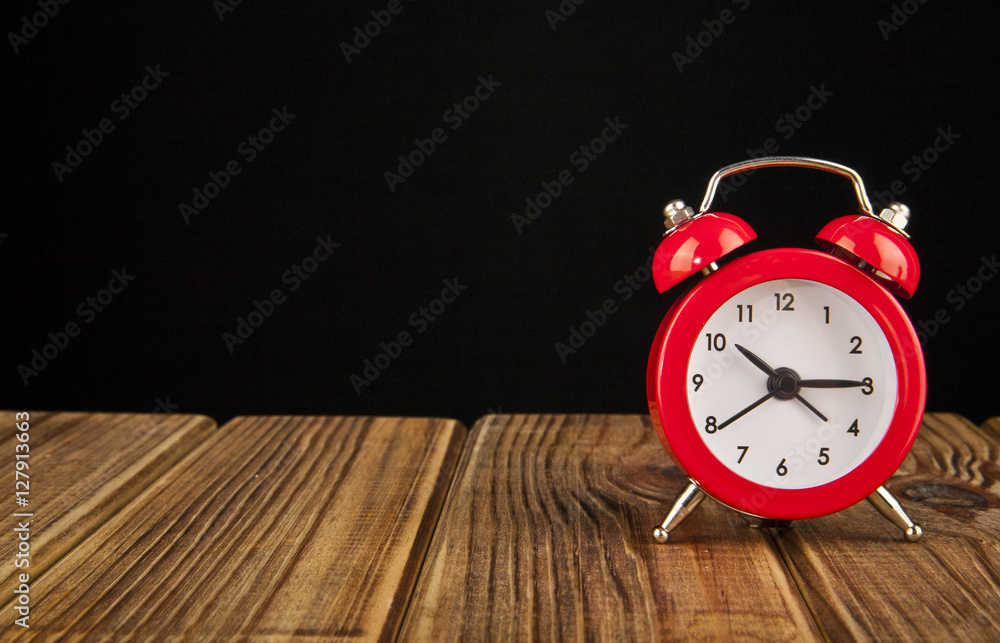 red alarm clock red alarm clock