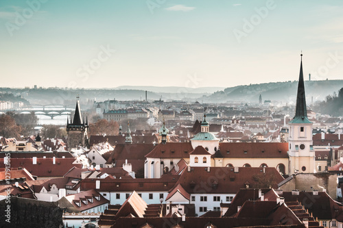Panoramic View of Prague, Czech Republic