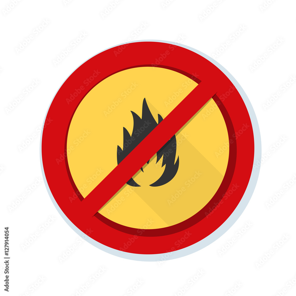 No fire sign