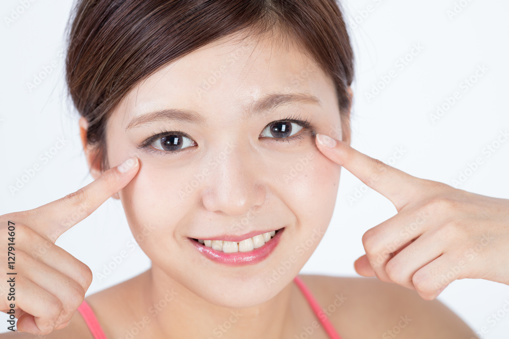気になる目尻と頬 気になる目尻と頬
