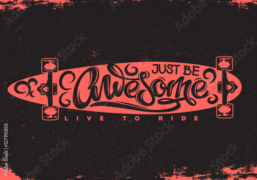skateboard graphic t-shirt design